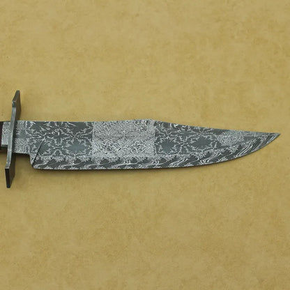 Damascene Bowie Knife
