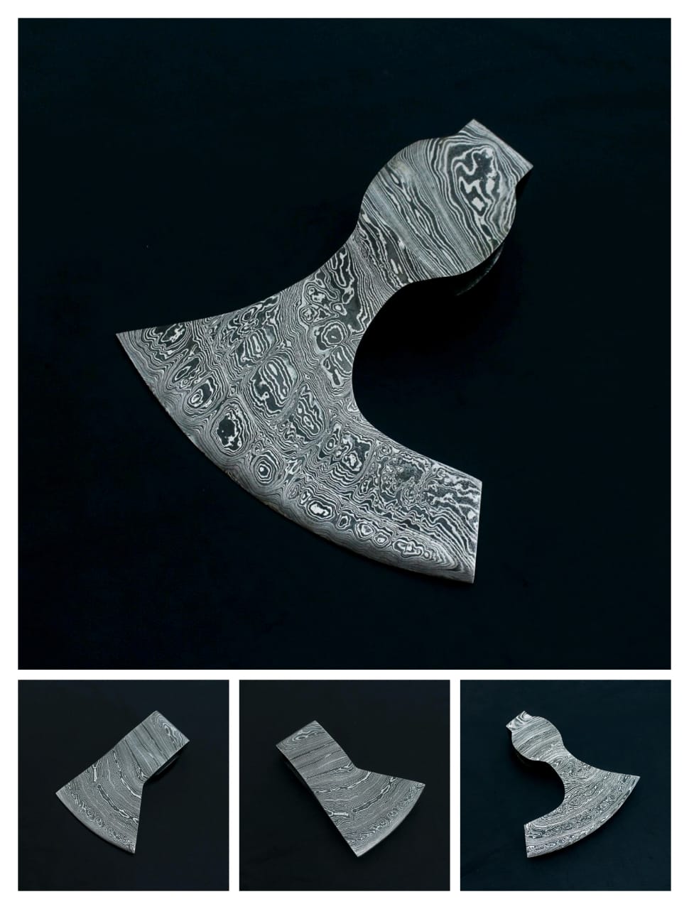 Damascene Axe Head