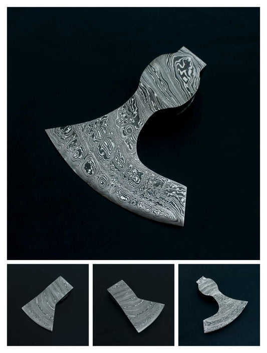 Damascene Axe Head